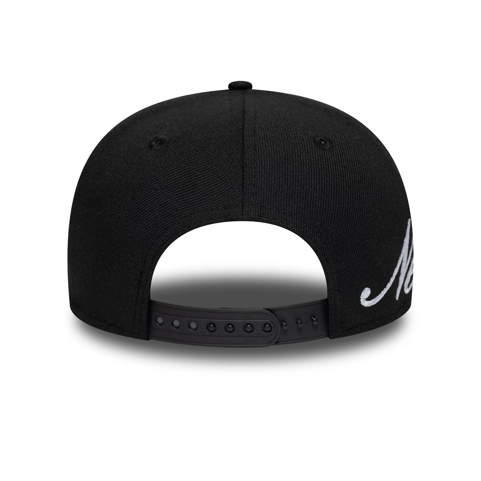 New Era Big Script Black 9SEVENTY Stretch Snap Adjustable Cap
