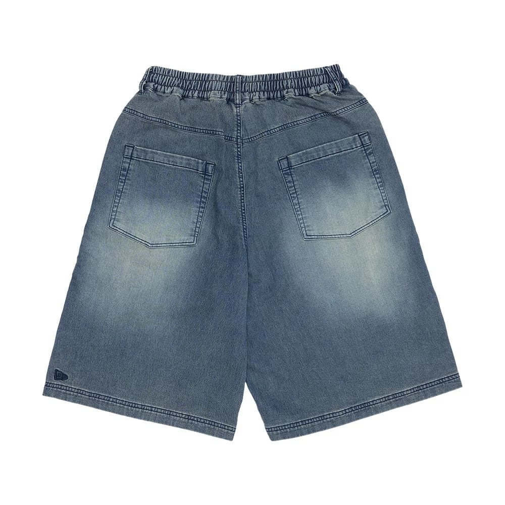 New Era Washed Blue Bermuda Shorts