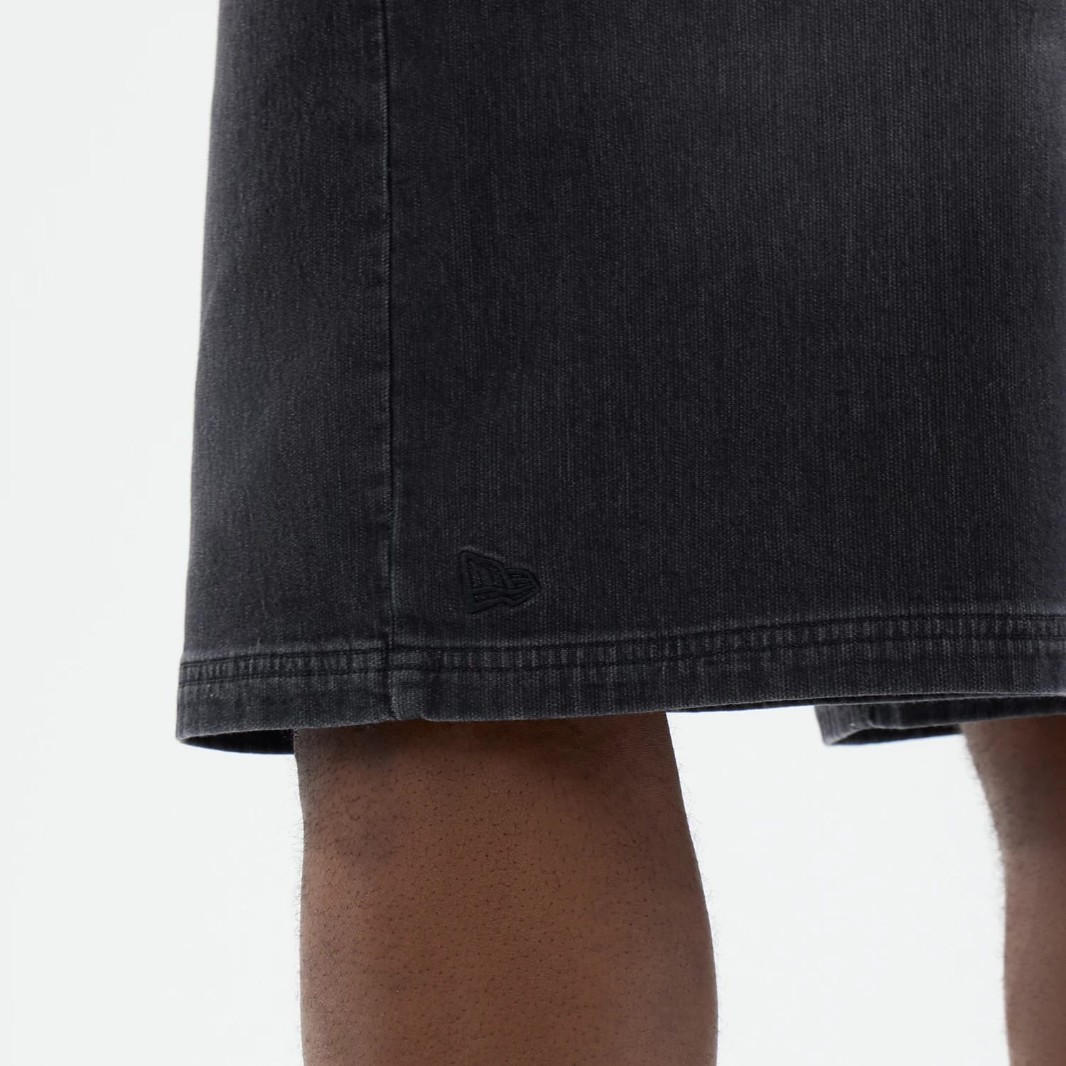 New Era Washed Black Bermuda Shorts