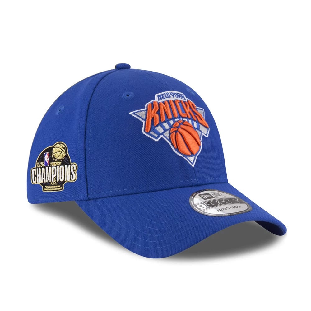 NBA Finals Champions 2026 New York Knicks Blue 9FORTY Adjustable Cap