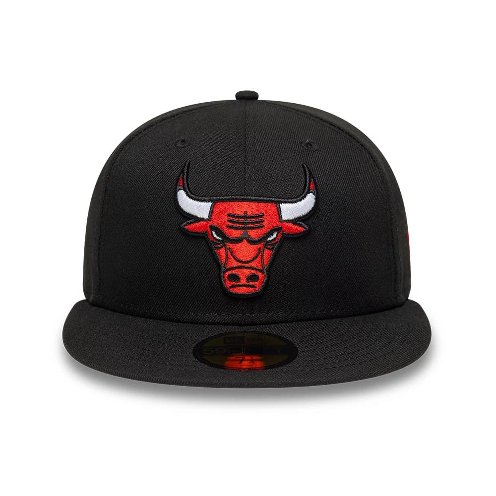 Chicago Bulls NBA Black 59FIFTY Fitted Cap