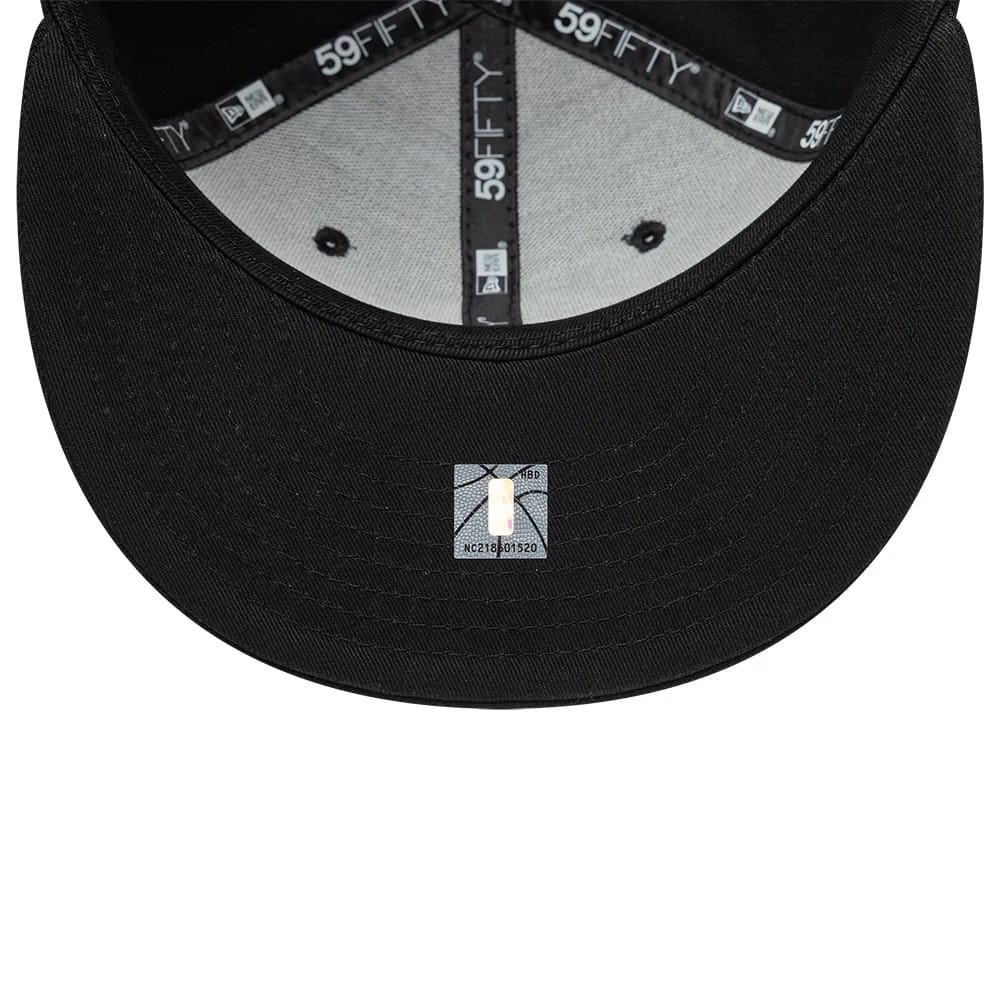 LA Lakers NBA Black 59FIFTY Fitted Cap
