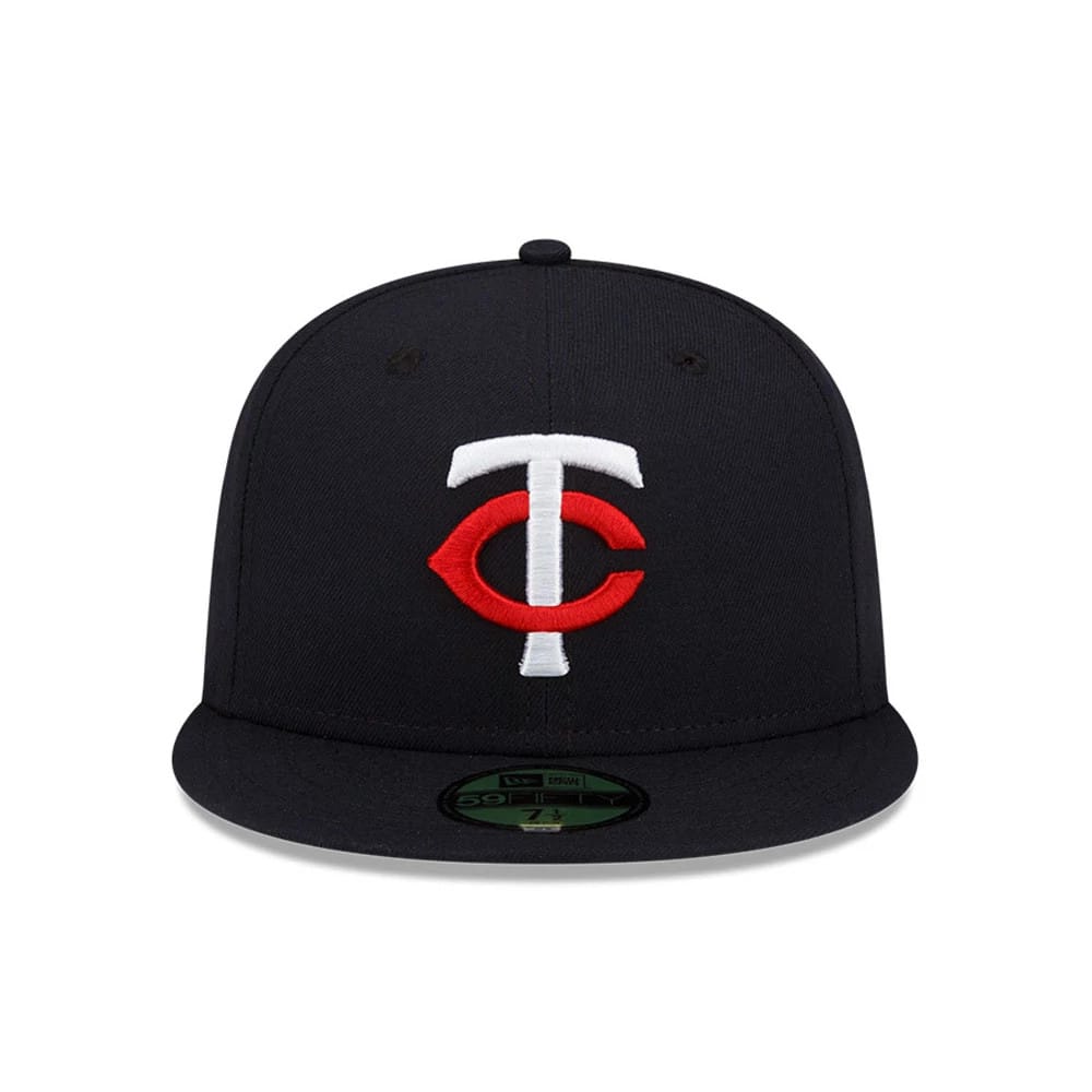 Minnesota Twins MLB Authentic On Field Navy 59FIFTY Fitted Cap