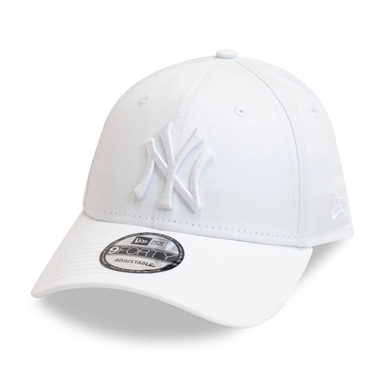 New York Yankees League Essential White 9FORTY Adjustable Cap