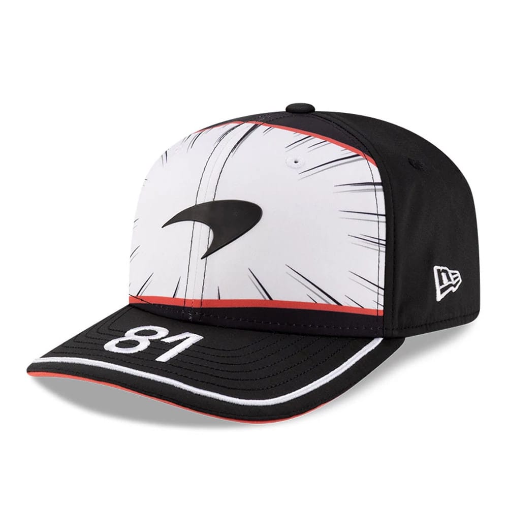 McLaren Racing Oscar Piastri Japan Race Special Black 9SEVENTY Stretch Snap Adjustable Cap