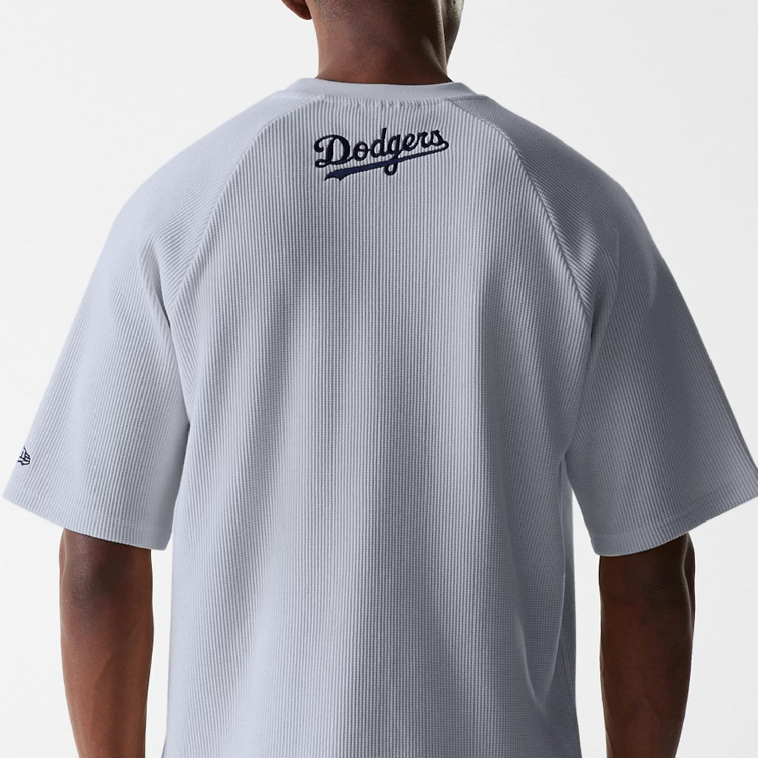 LA Dodgers MLB Waffle Grey Oversized T-Shirt