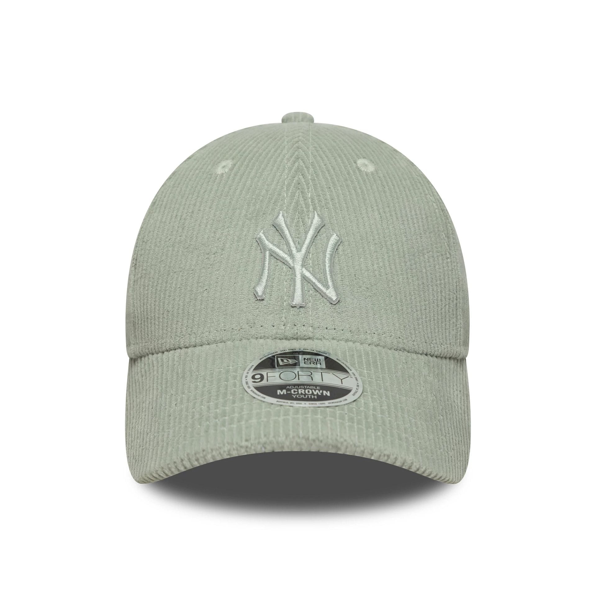 New York Yankees Youth MLB Cord Pastel Green 9FORTY M-Crown Cap