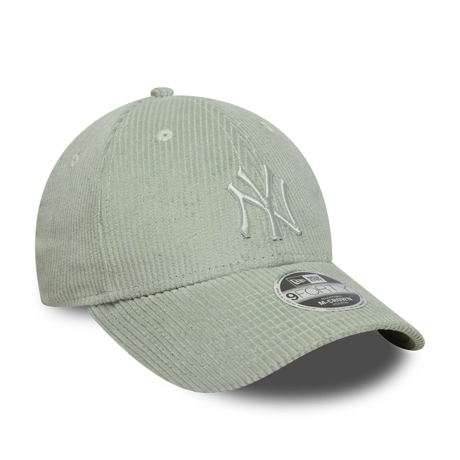 New York Yankees Youth MLB Cord Pastel Green 9FORTY M-Crown Cap