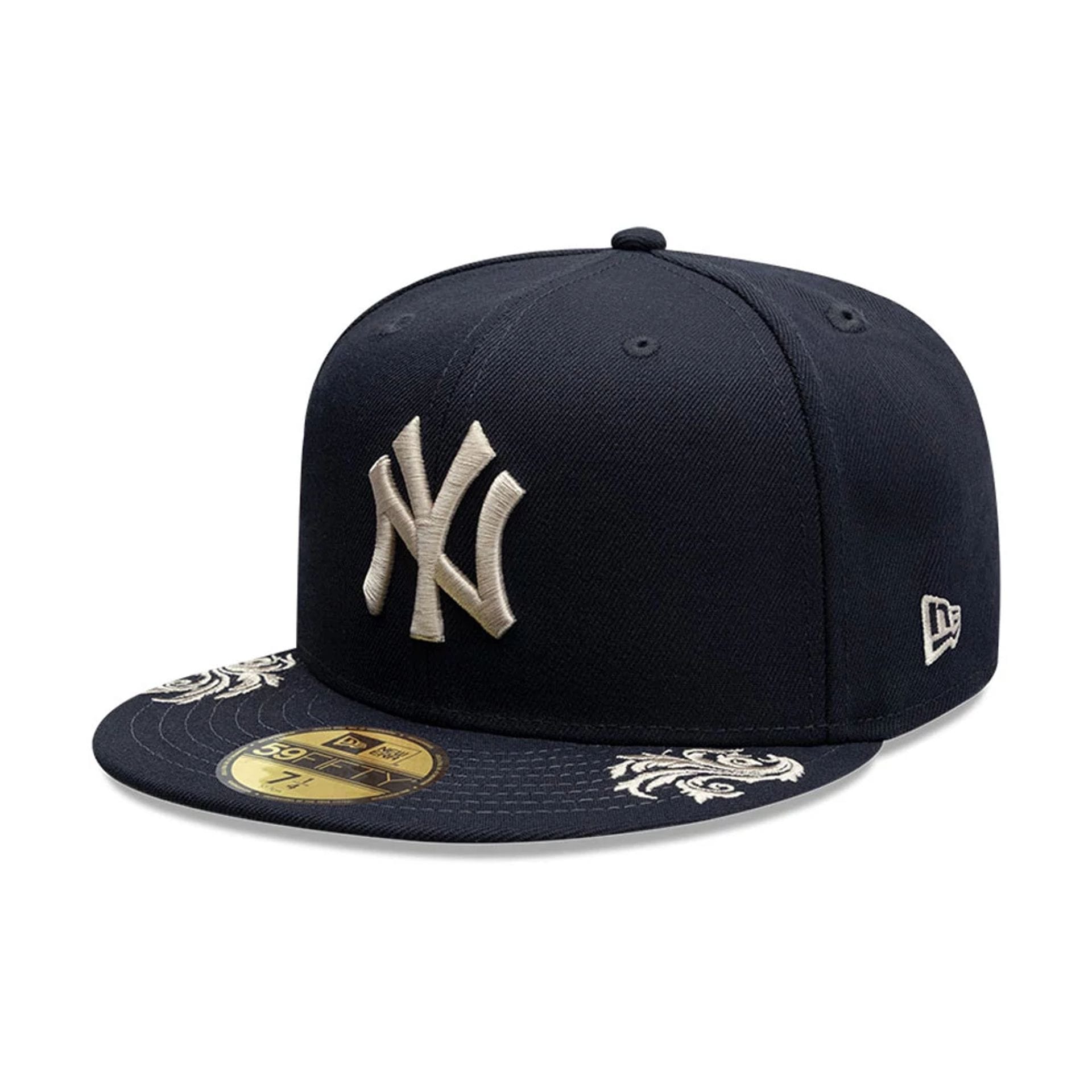 New York Yankees MLB Script Navy 59FIFTY Fitted Cap