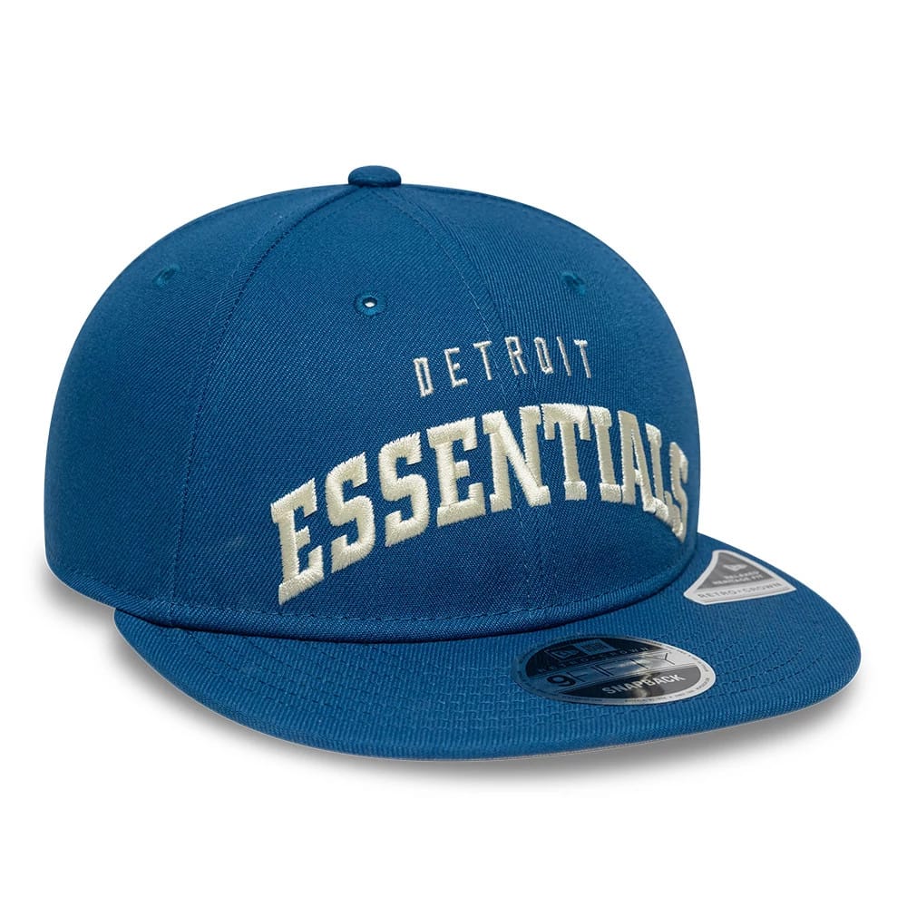 Detroit Lions Fear Of God x NFL Blue Retro Crown 9FIFTY Adjustable Cap