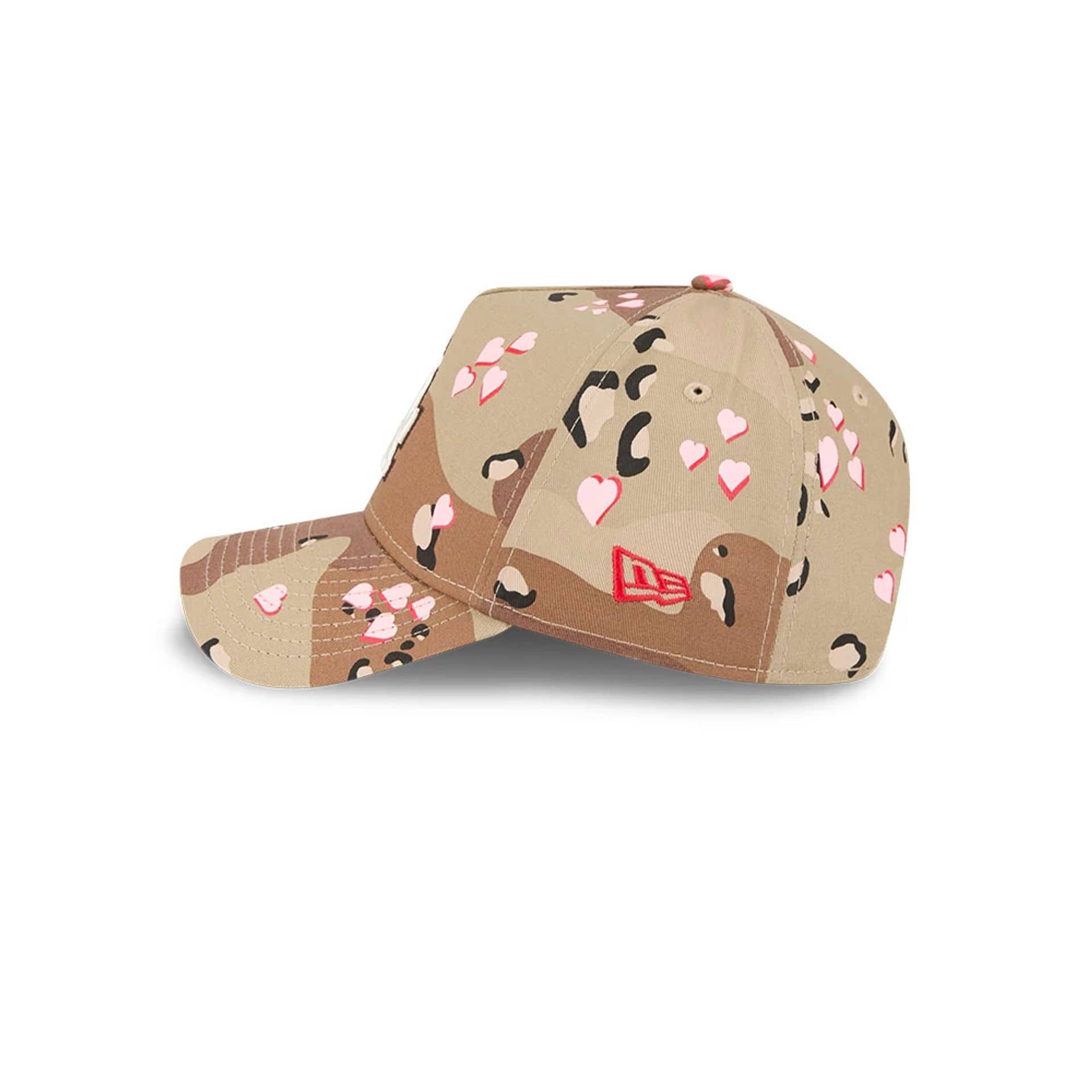 LA Dodgers MLB Camo Hearts Desert Camo 9FORTY A-Frame Adjustable Cap