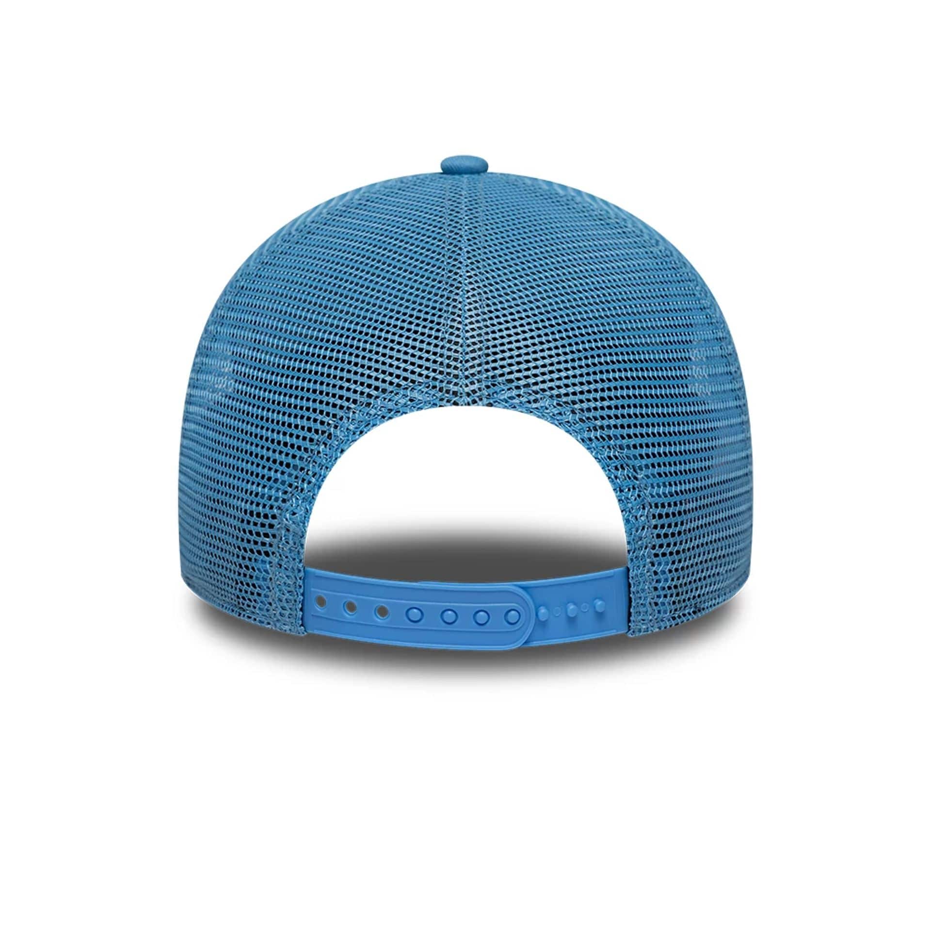New York Yankees Youth MLB League Essential Pastel Blue 9FORTY A-Frame Trucker Adjustable Cap