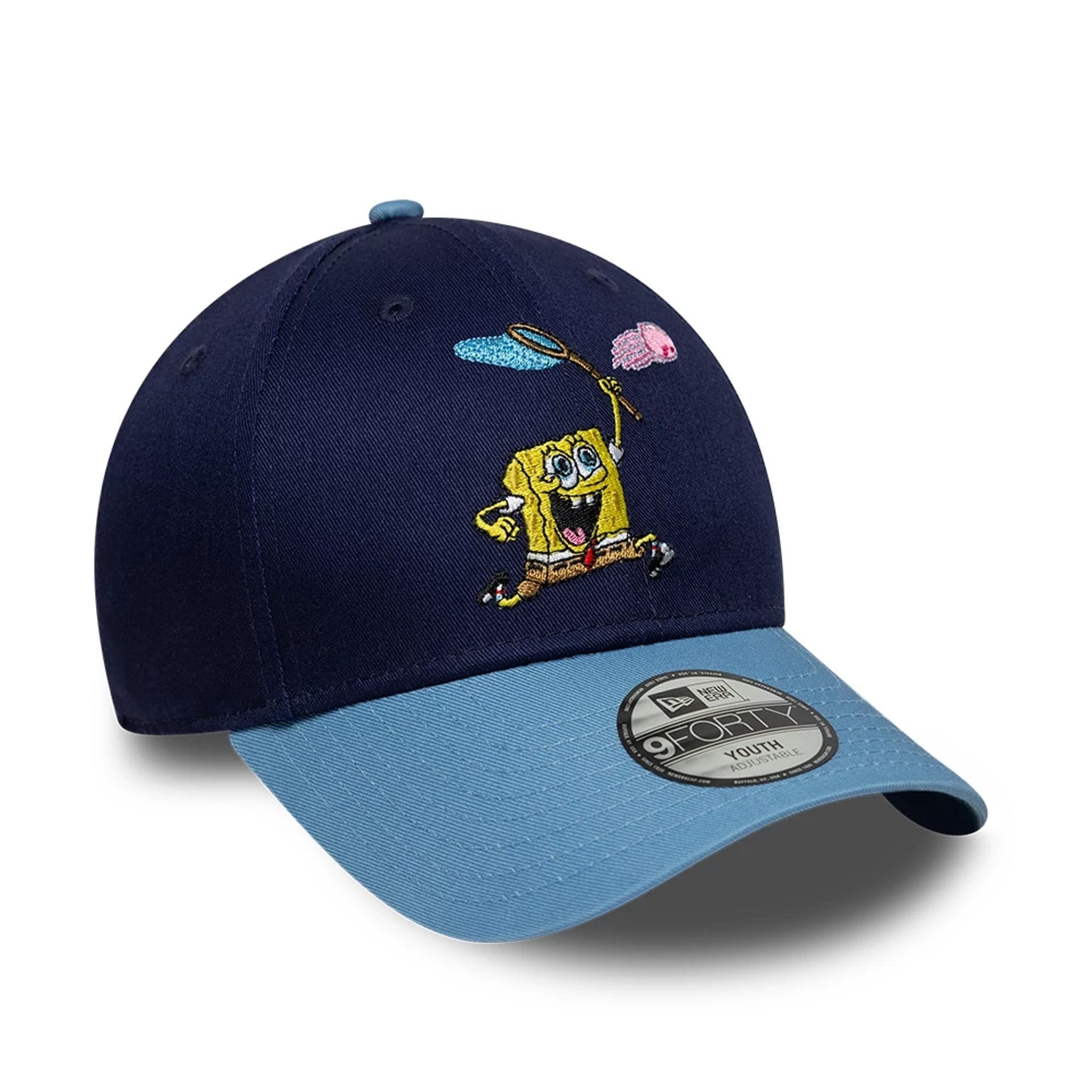 Youth Spongebob Squarepants Jellyfishing Dark Blue 9FORTY Adjustable Cap