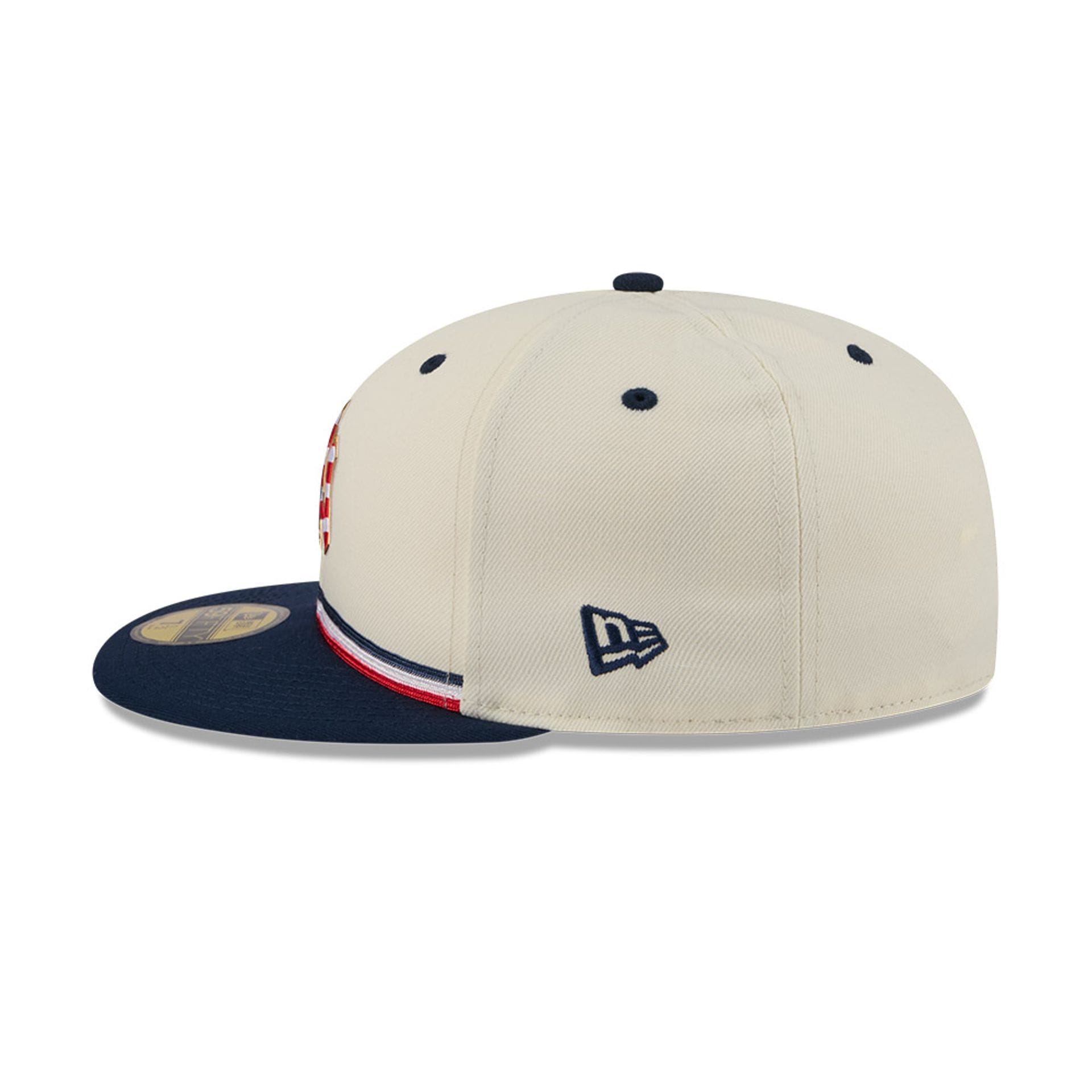 New York Yankees MLB 4th Of July 2026 Cream 59FIFTY Fitted Cap