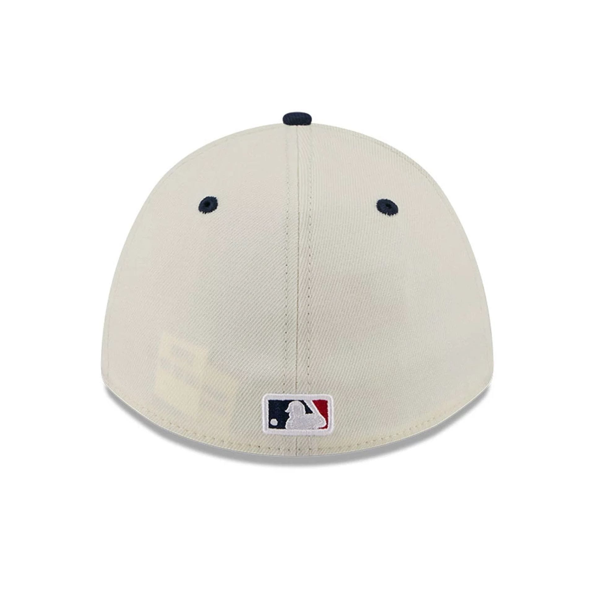 Dodgers MLB 4th Of July 2026 Cream 39THIRTY M-Crown Stretch Fit Cap