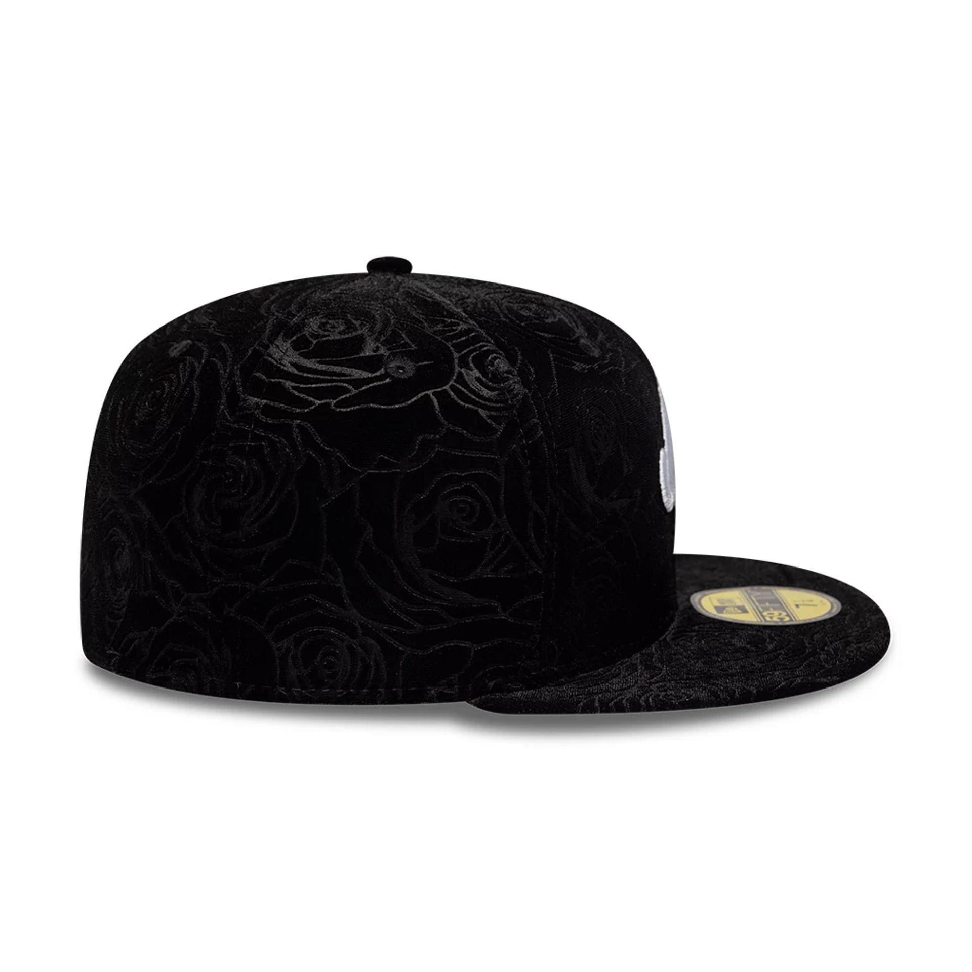 New Era Floral Velour Black 59FIFTY Fitted Cap