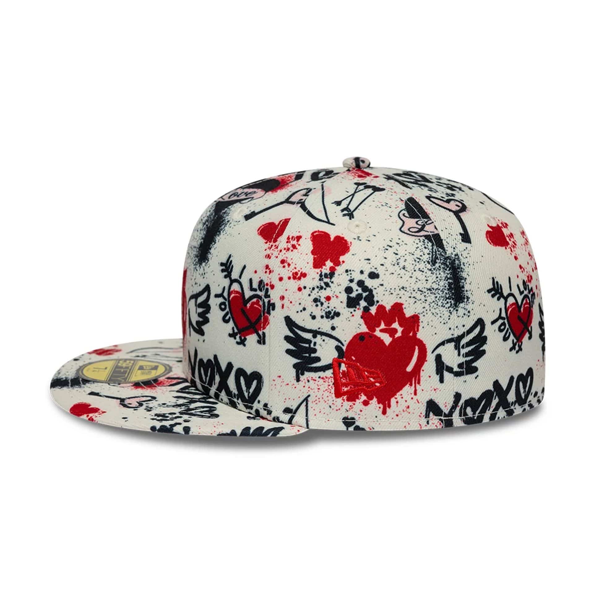 New Era Valentines Light Beige 59FIFTY Fitted Cap