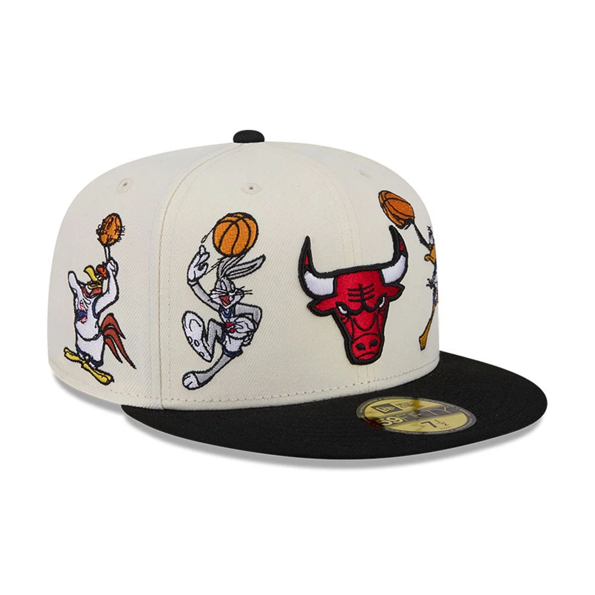 Chicago Bulls Space Jam Tune Squad White 59FIFTY Fitted Cap