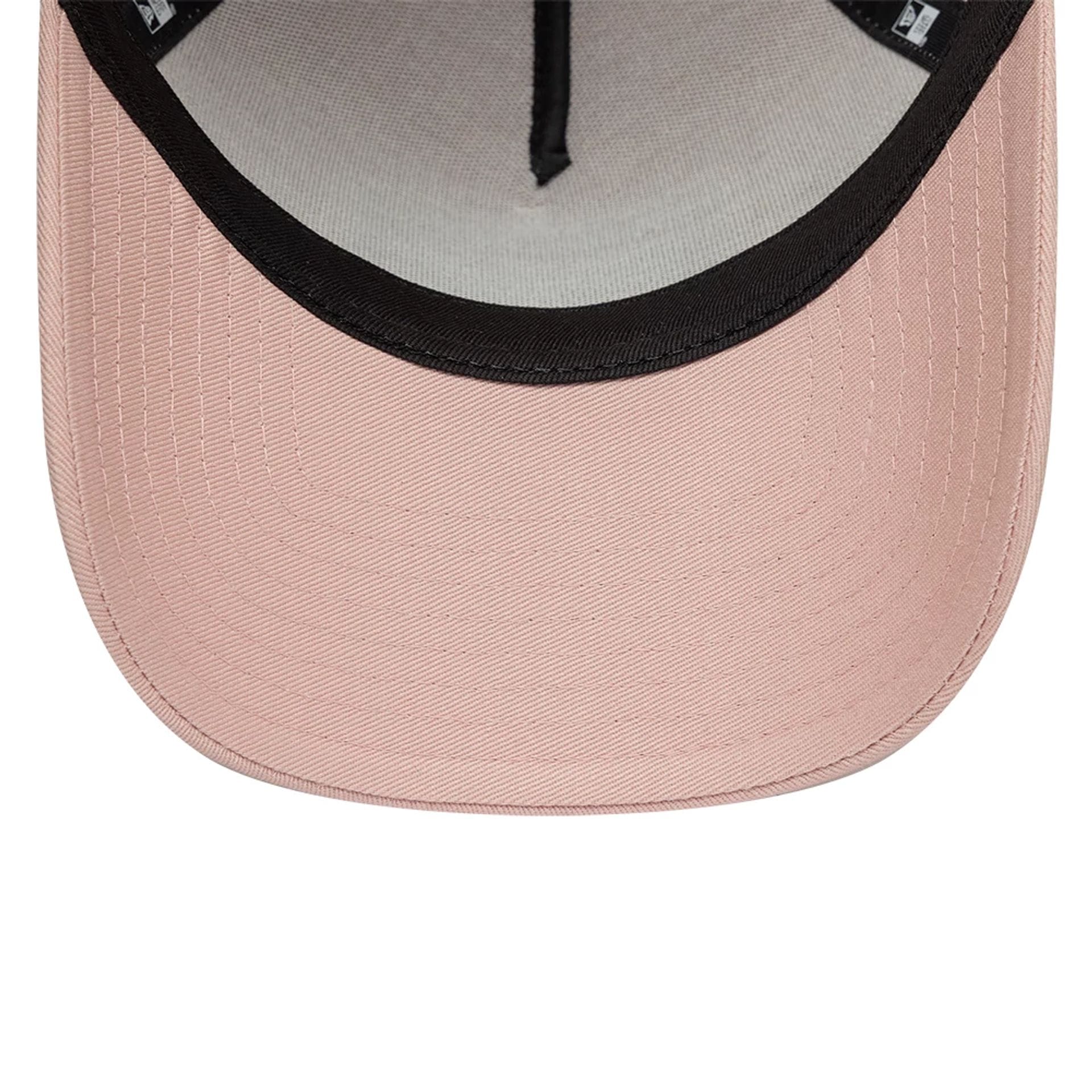 New Era Patch Pastel Pink 9FORTY A-Frame Trucker Adjustable Cap