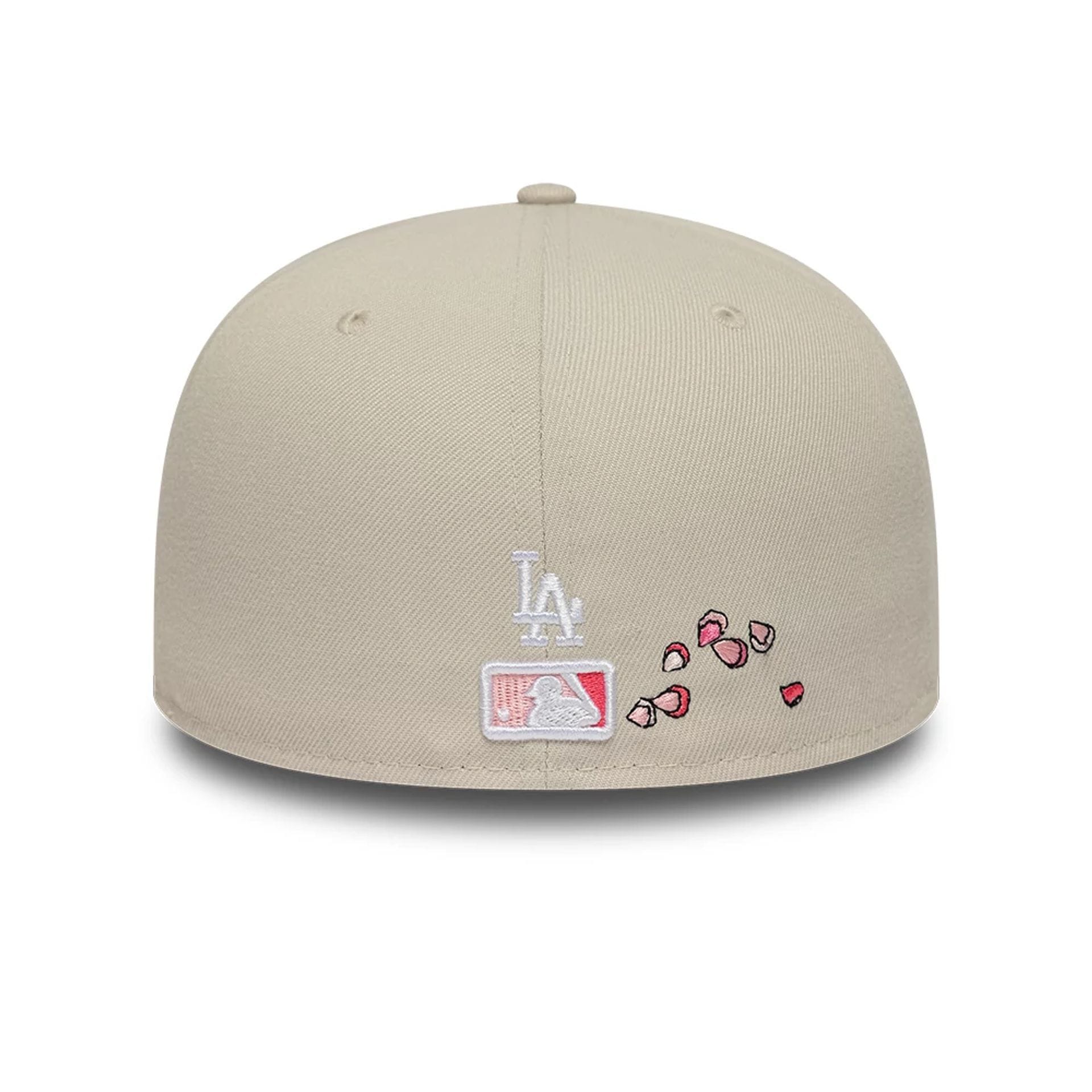 LA Dodgers MLB Cherry Blossom Cream 59FIFTY Fitted Cap