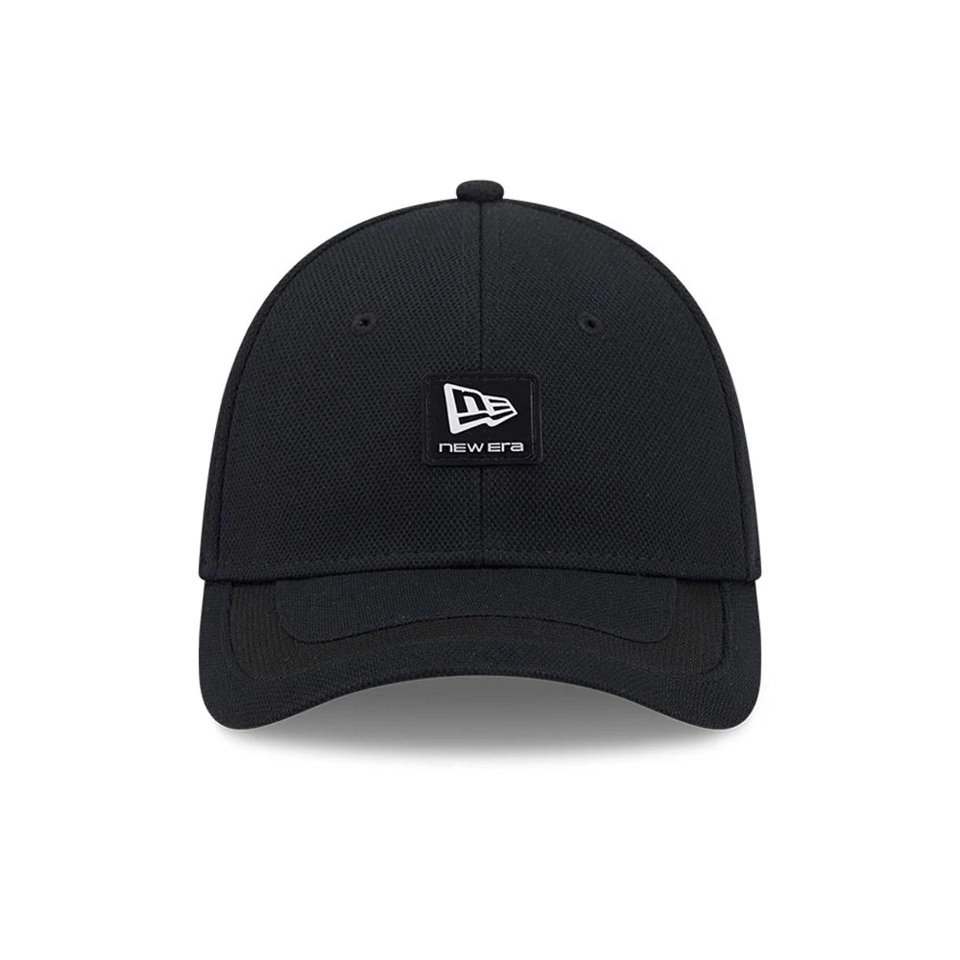 New Era Golf Rubber Patch Black 39THIRTY M-Crown Stretch Fit Cap