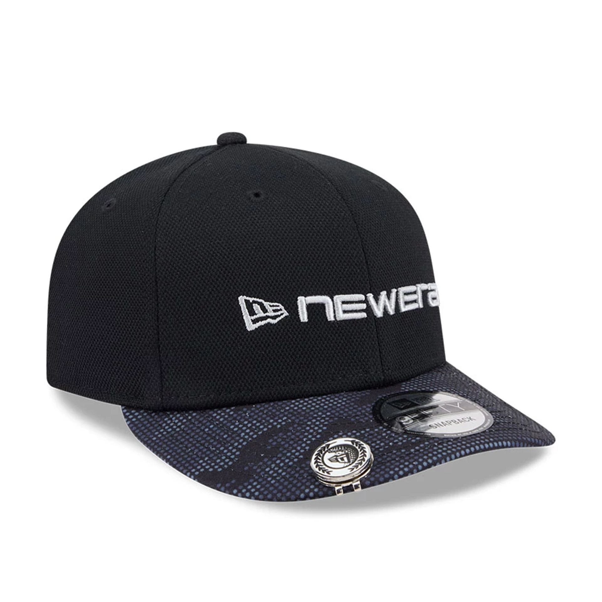 New Era Golf Black 9FIFTY Snapback Adjustable Cap