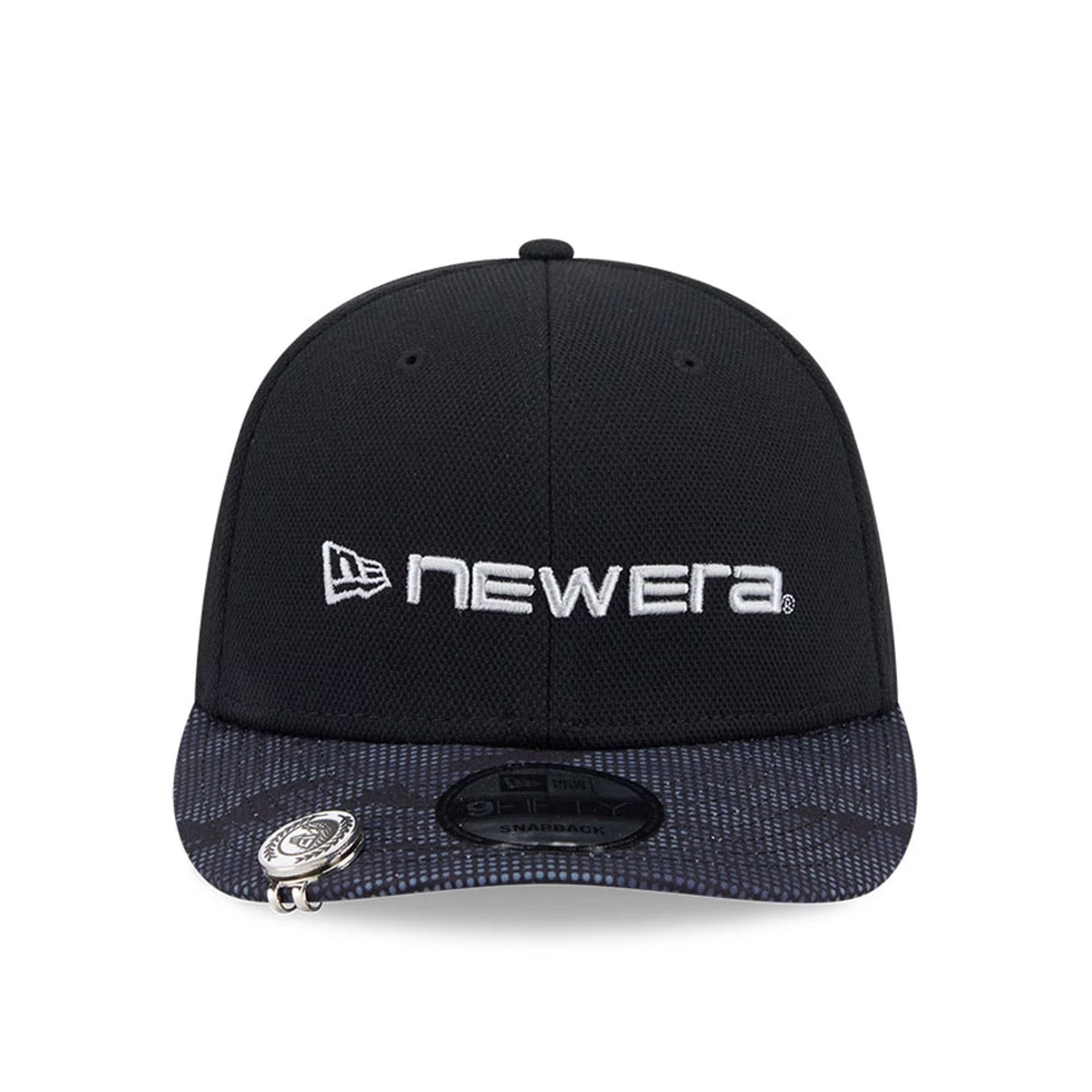 New Era Golf Black 9FIFTY Snapback Adjustable Cap