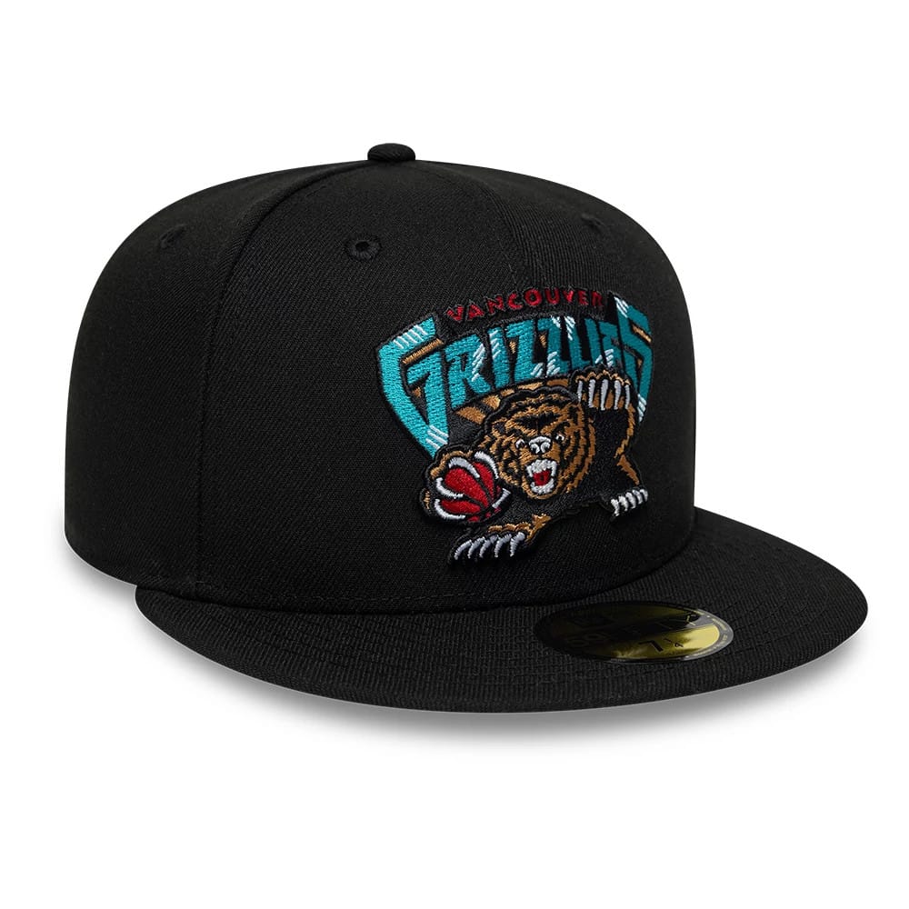 Vancouver Grizzlies NBA Hardwood Classic Black 59FIFTY Fitted Cap