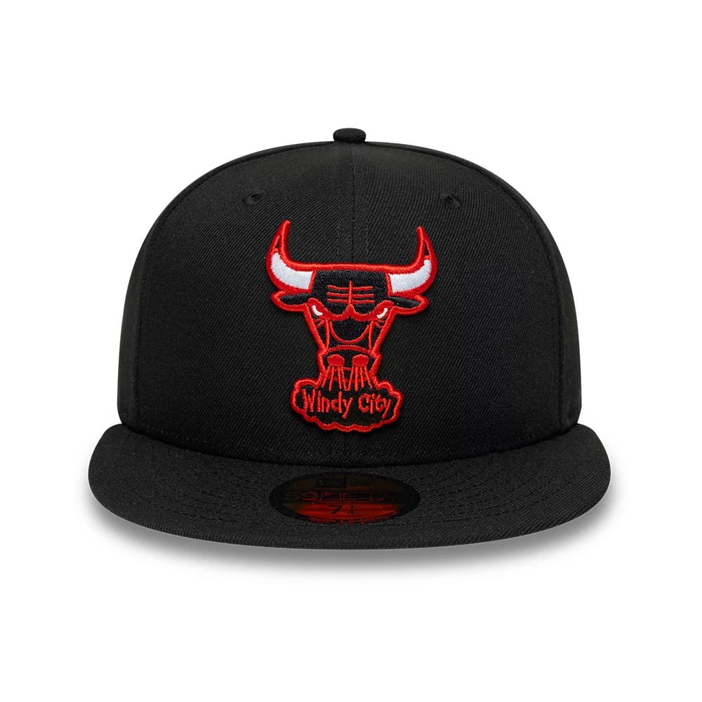 Bulls NBA Hardwood Classic Black 59FIFTY Fitted Cap