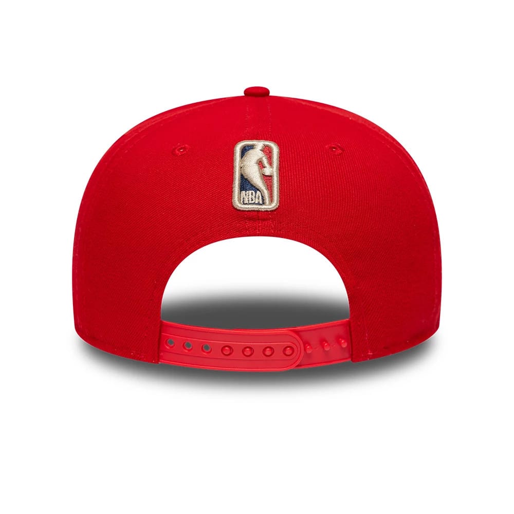 Houston Rockets NBA Hardwood Classic Red 9FIFTY A-Frame Snapback Adjustable Cap