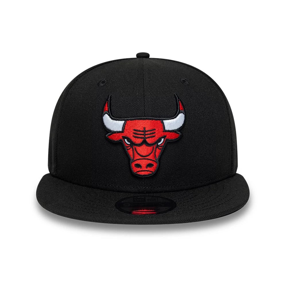 Chicago Bulls NBA Black 9FIFTY Snapback Adjustable Cap