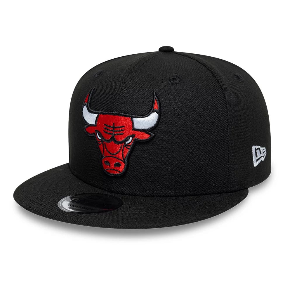 Chicago Bulls NBA Black 9FIFTY Snapback Adjustable Cap