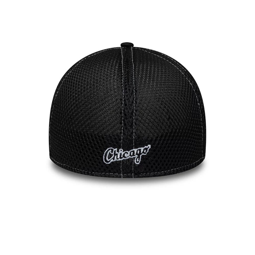 Chicago White Sox MLB Neo Black 39THIRTY Stretch Fit Cap
