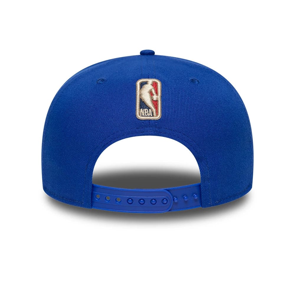 Philadelphia 76ers NBA Hardwood Classic Blue 9FIFTY A-Frame Snapback Adjustable Cap