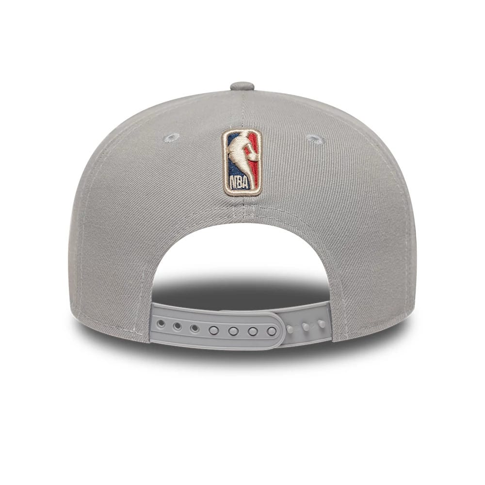 San Antonio Spurs NBA Hardwood Classic Grey 9FIFTY A-Frame Snapback Adjustable Cap