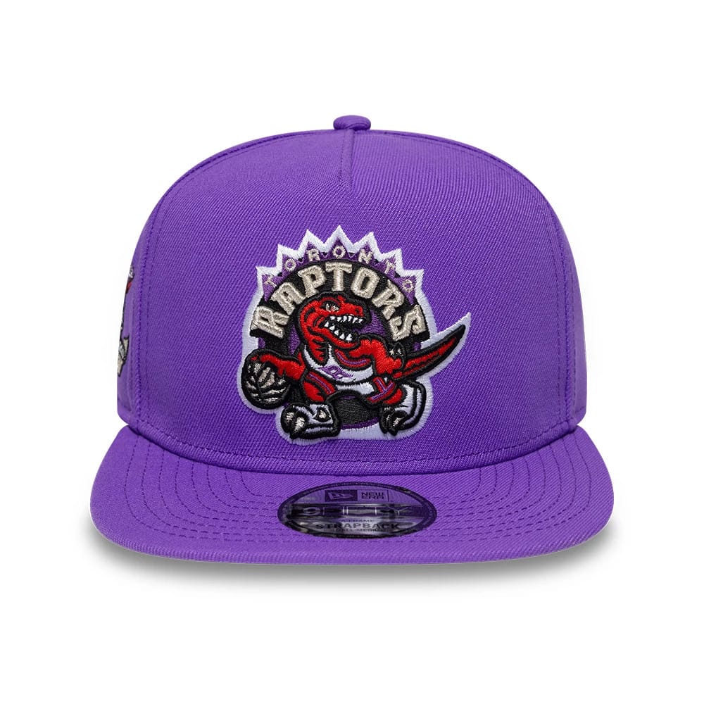 Toronto Raptors NBA Hardwood Classic Bright Purple 9FIFTY A-Frame Snapback Adjustable Cap