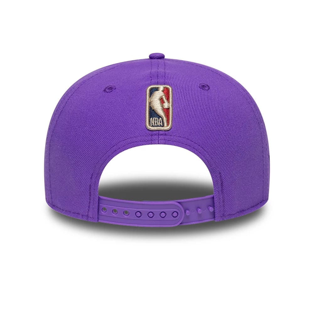 Toronto Raptors NBA Hardwood Classic Bright Purple 9FIFTY A-Frame Snapback Adjustable Cap