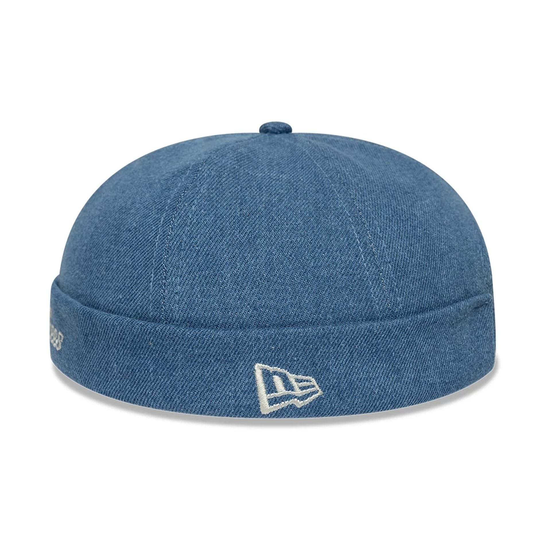 New York Yankees MLB Denim Skully Pastel Blue Docker Adjustable Cap