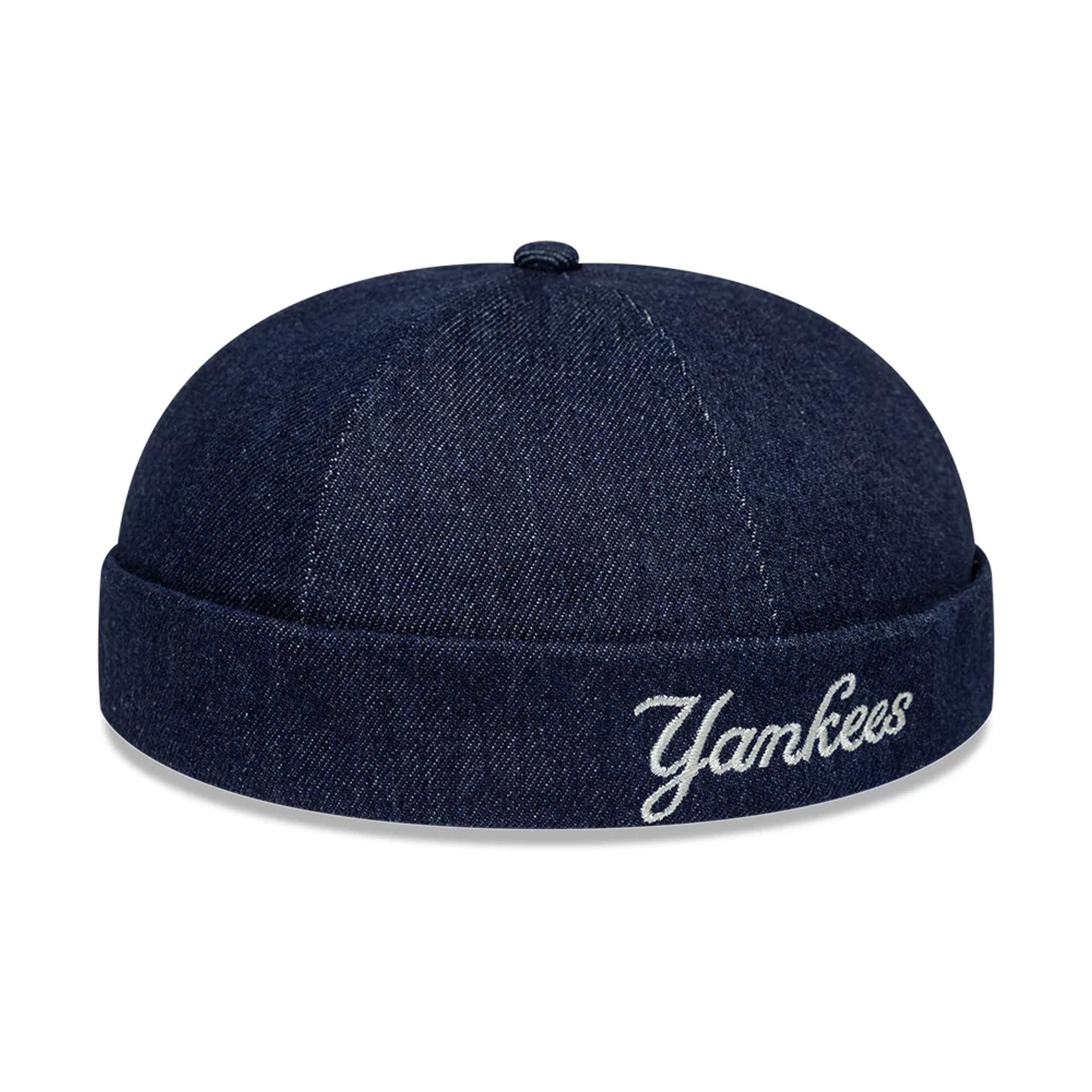 New York Yankees MLB Denim Skully Navy Docker Adjustable Cap