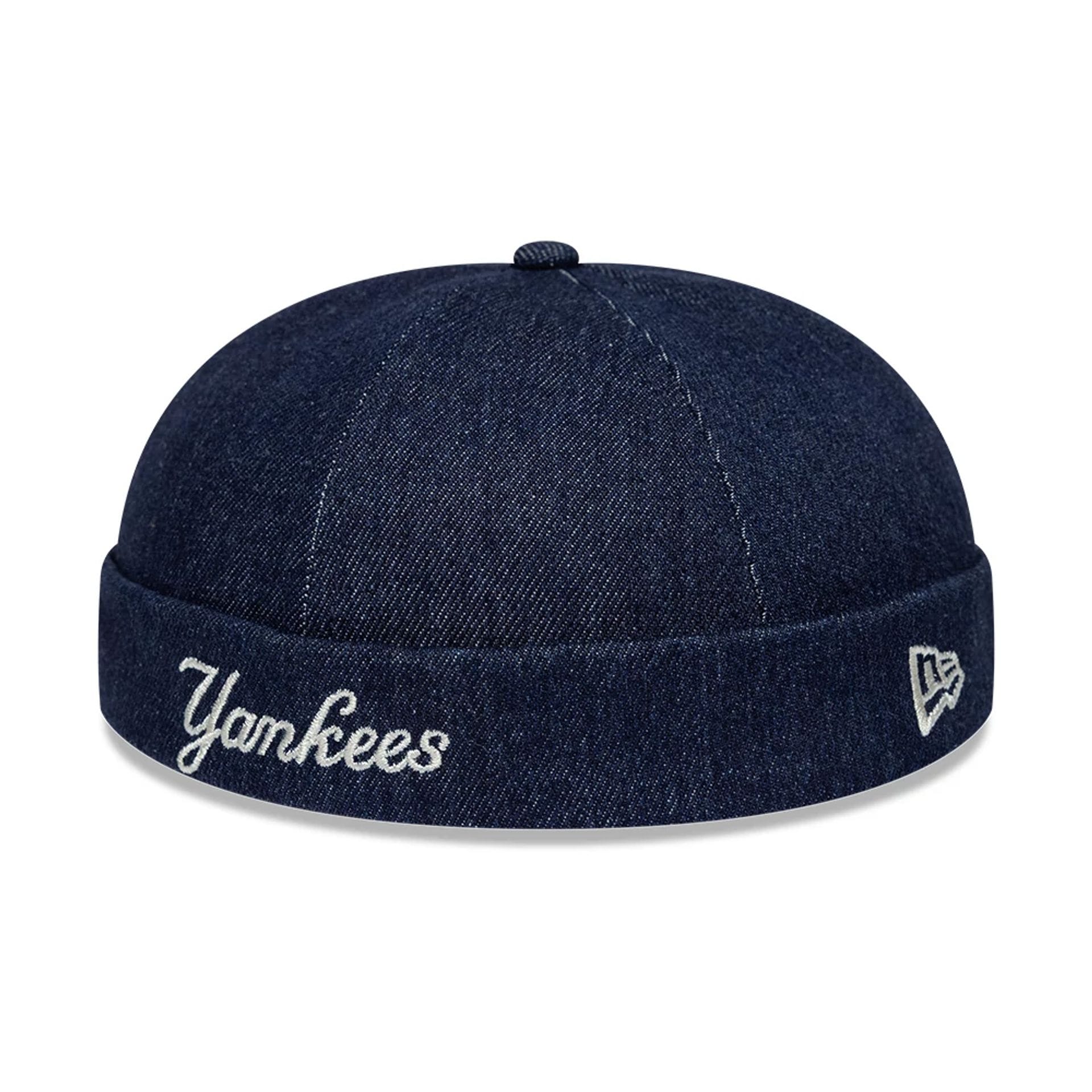 New York Yankees MLB Denim Skully Navy Docker Adjustable Cap