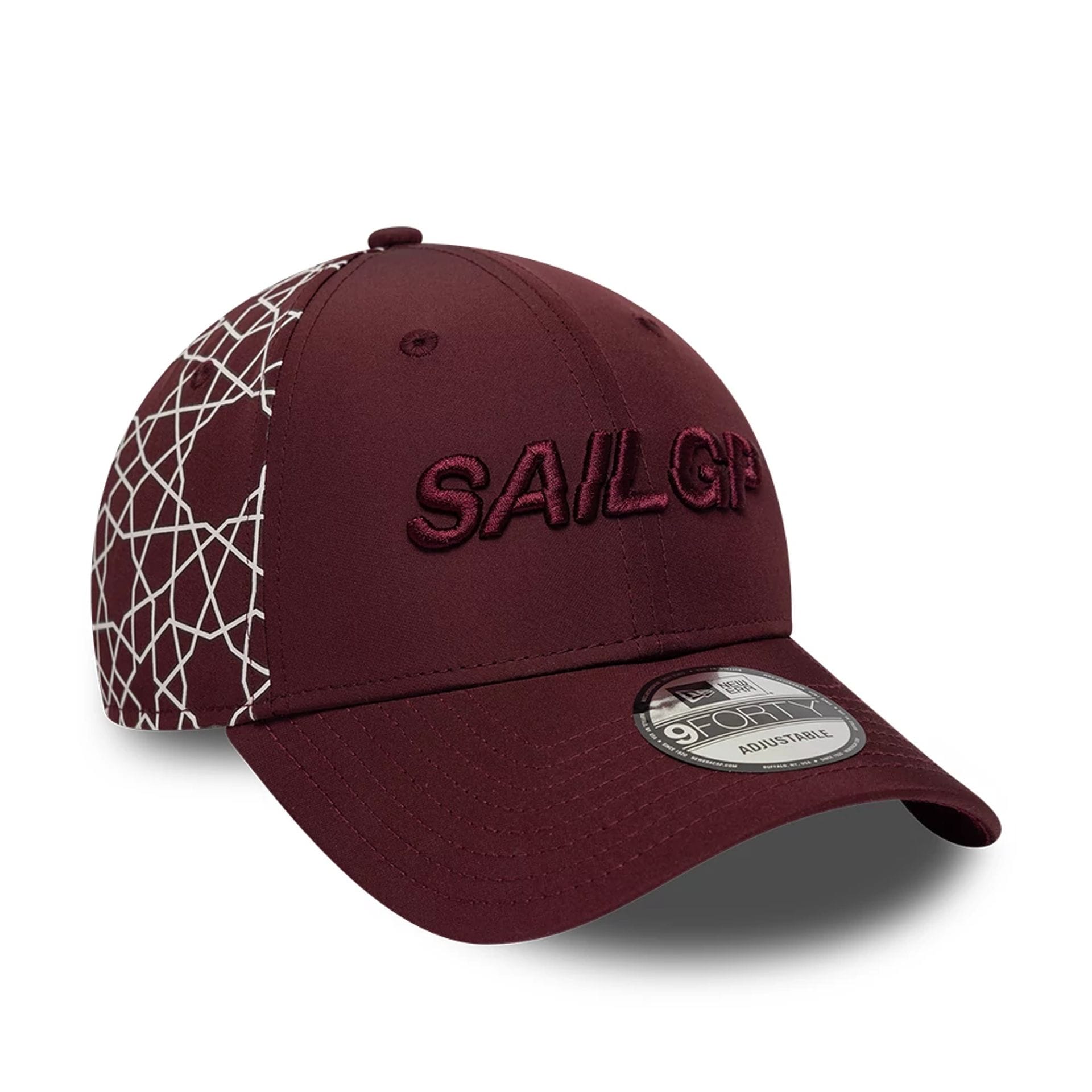 Sail GP Dubai Abu Dhabi Air Event Dark Red 9FORTY Adjustable Cap