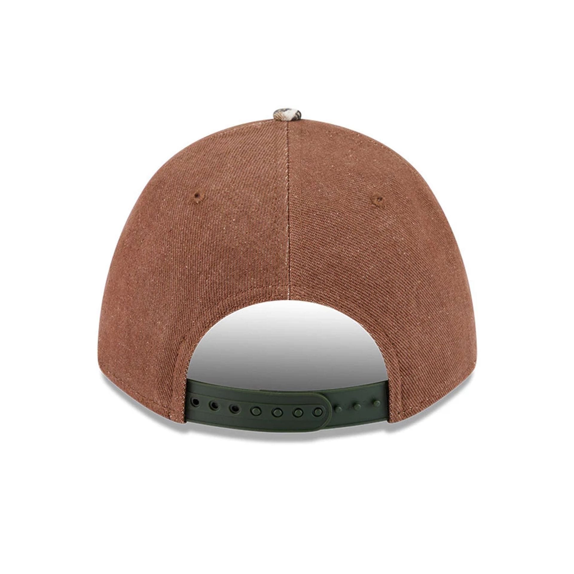 Mets MLB Cotton Twill Dark Beige 9FORTY M-Crown A-Frame Adjustable Cap