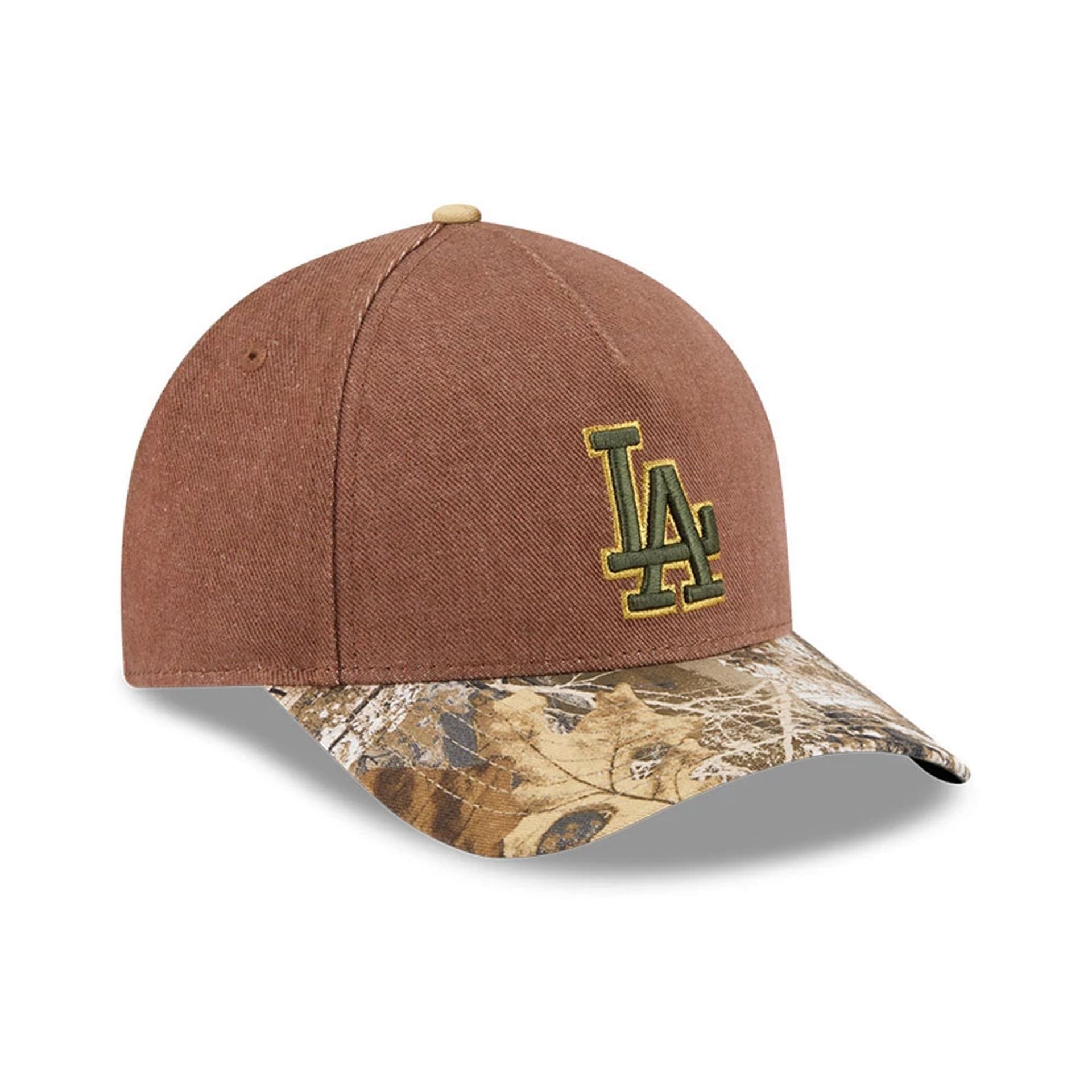 Dodgers MLB Cotton Twill Dark Beige 9FORTY M-Crown A-Frame Adjustable Cap