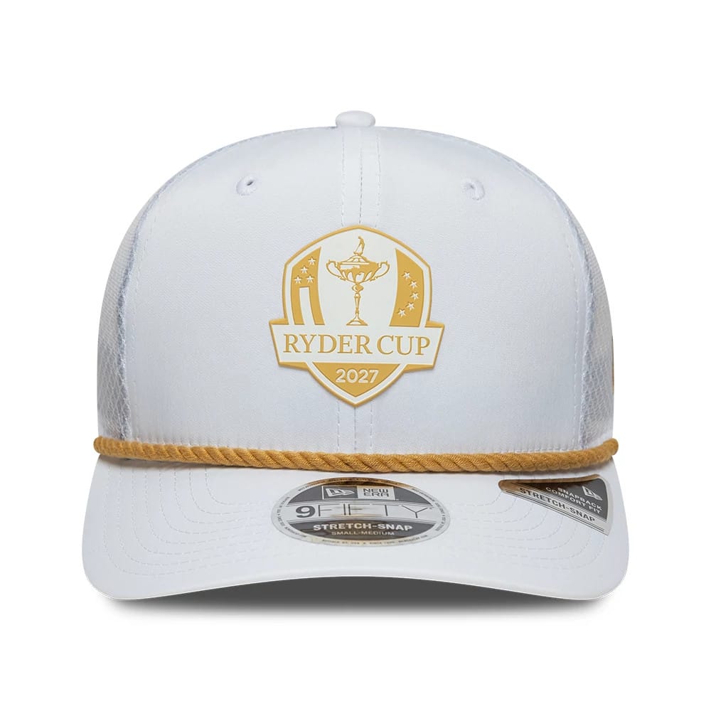 Ryder Cup Europe 2027 Dare To Dream White 9FIFTY Stretch Snap Adjustable Cap