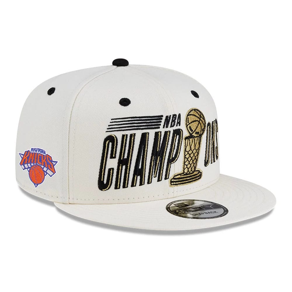 NBA Finals Parade 2026 New York Knicks White 9FIFTY Snapback Cap