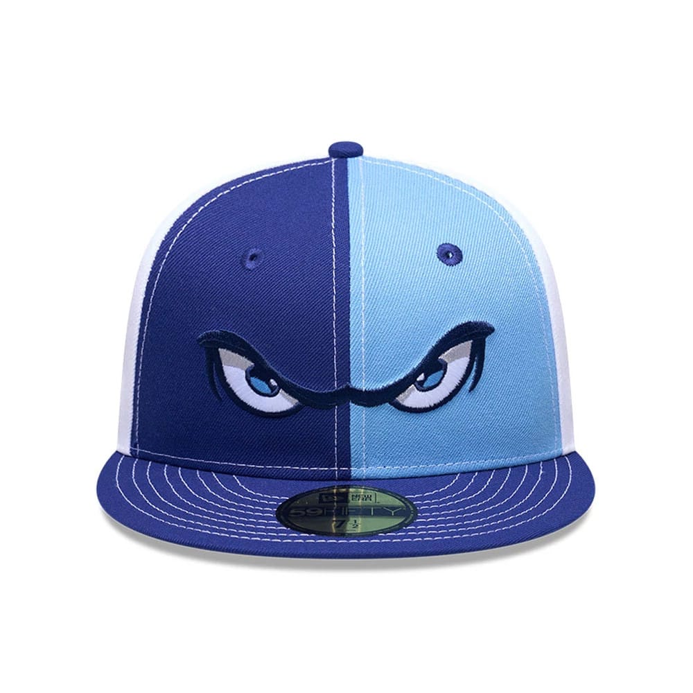 Lake Elsinore Storm MiLB Pinwheel Pastel Blue 59FIFTY Fitted Cap
