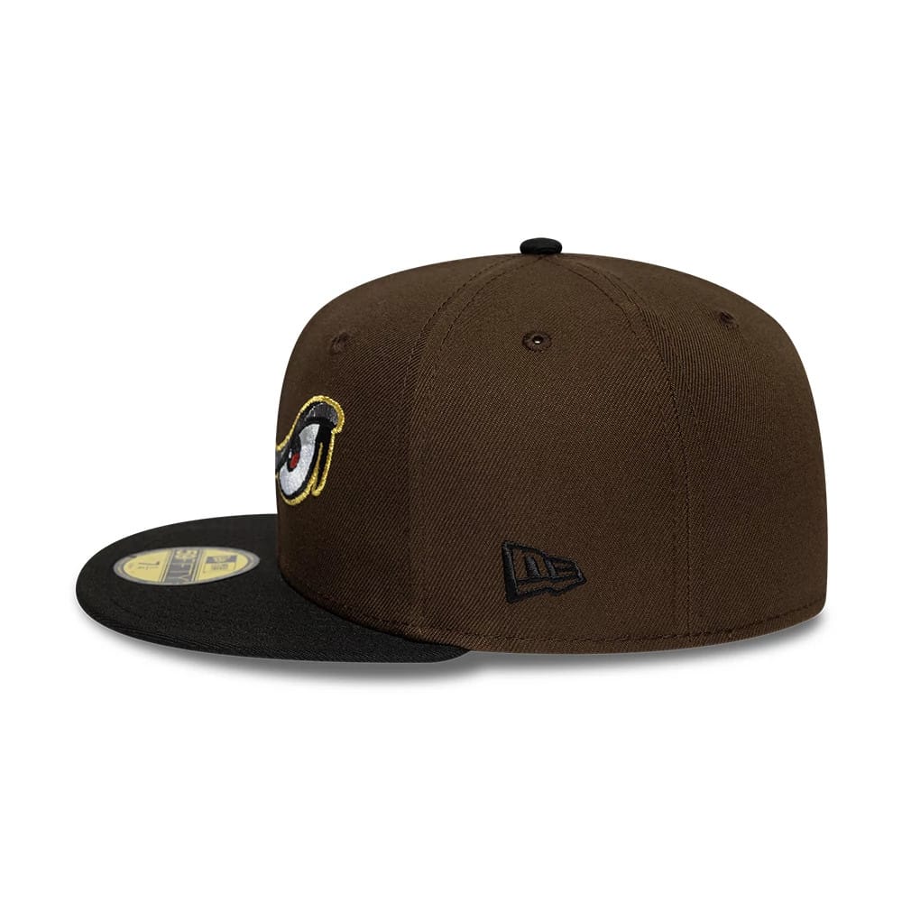 Lake Elsinore Storm MiLB Pinwheel Dark Brown 59FIFTY Fitted Cap