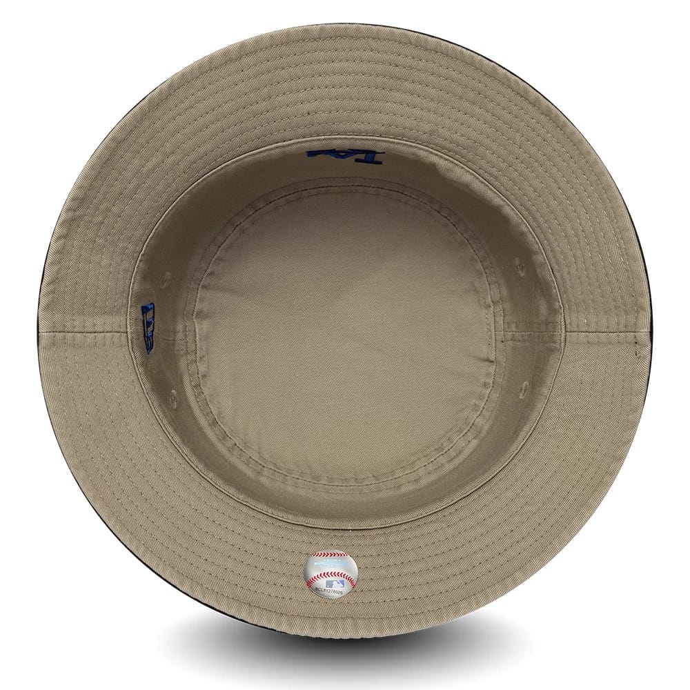 LA Dodgers MLB Black & Beige Reversible Bucket Hat