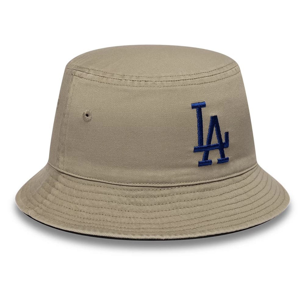 LA Dodgers MLB Black & Beige Reversible Bucket Hat