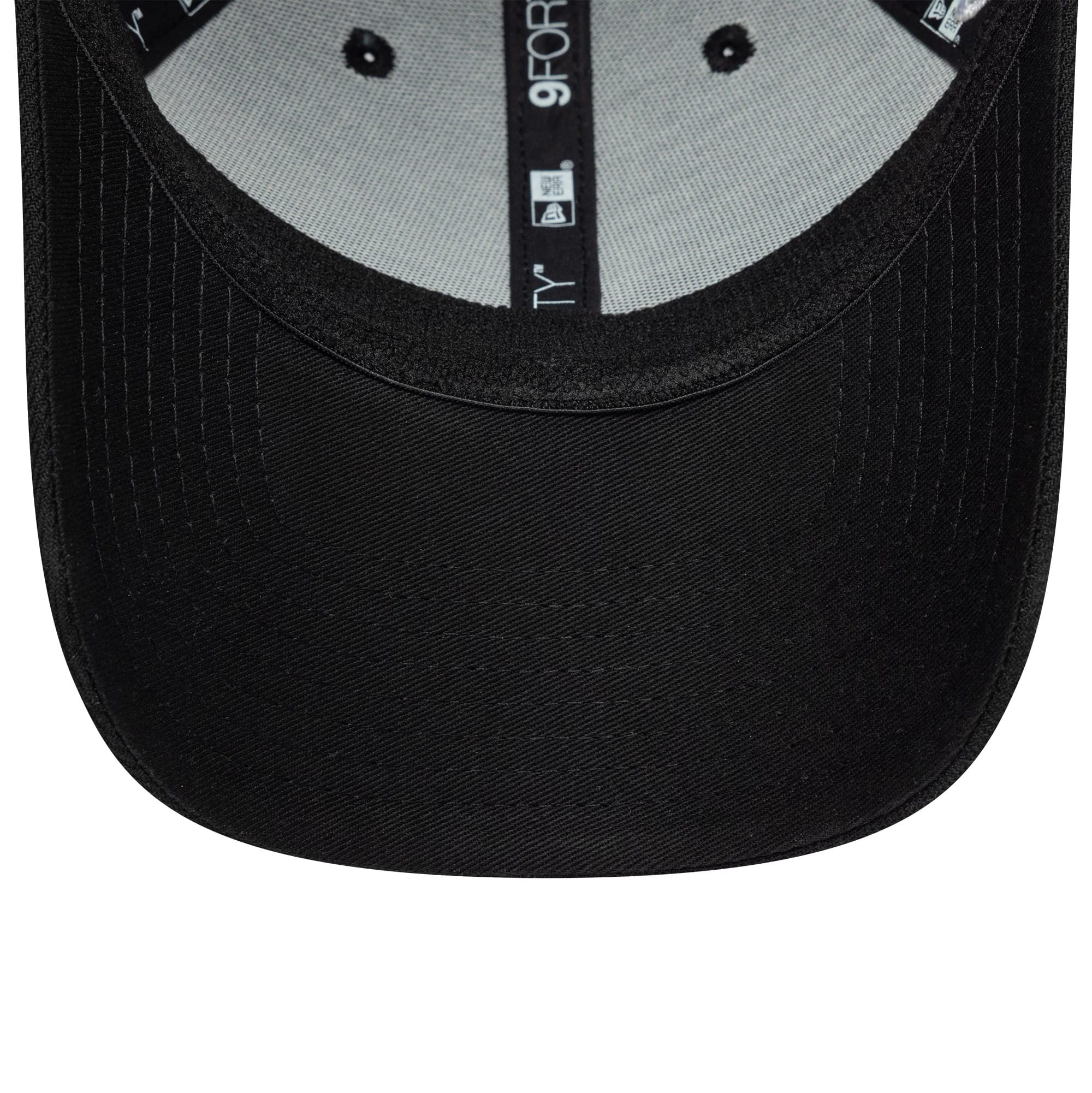 New Era Big Script Black 9FORTY Stretch Snap Adjustable Cap